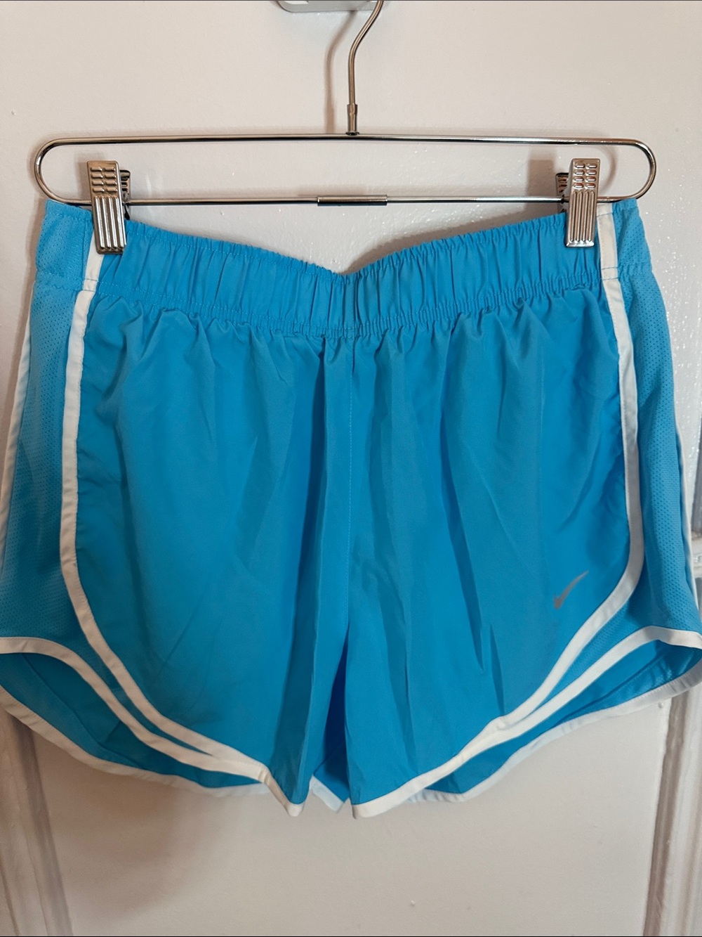 Nike Turquoise Athletic Shorts with White Trim